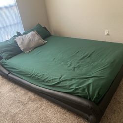 Bed frame with mattress (queen)