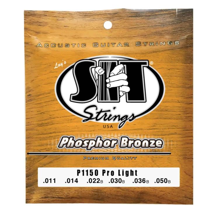 SIT Strings P1150 Pro Light Phosphor Bronze Acoustic Guitar Strings