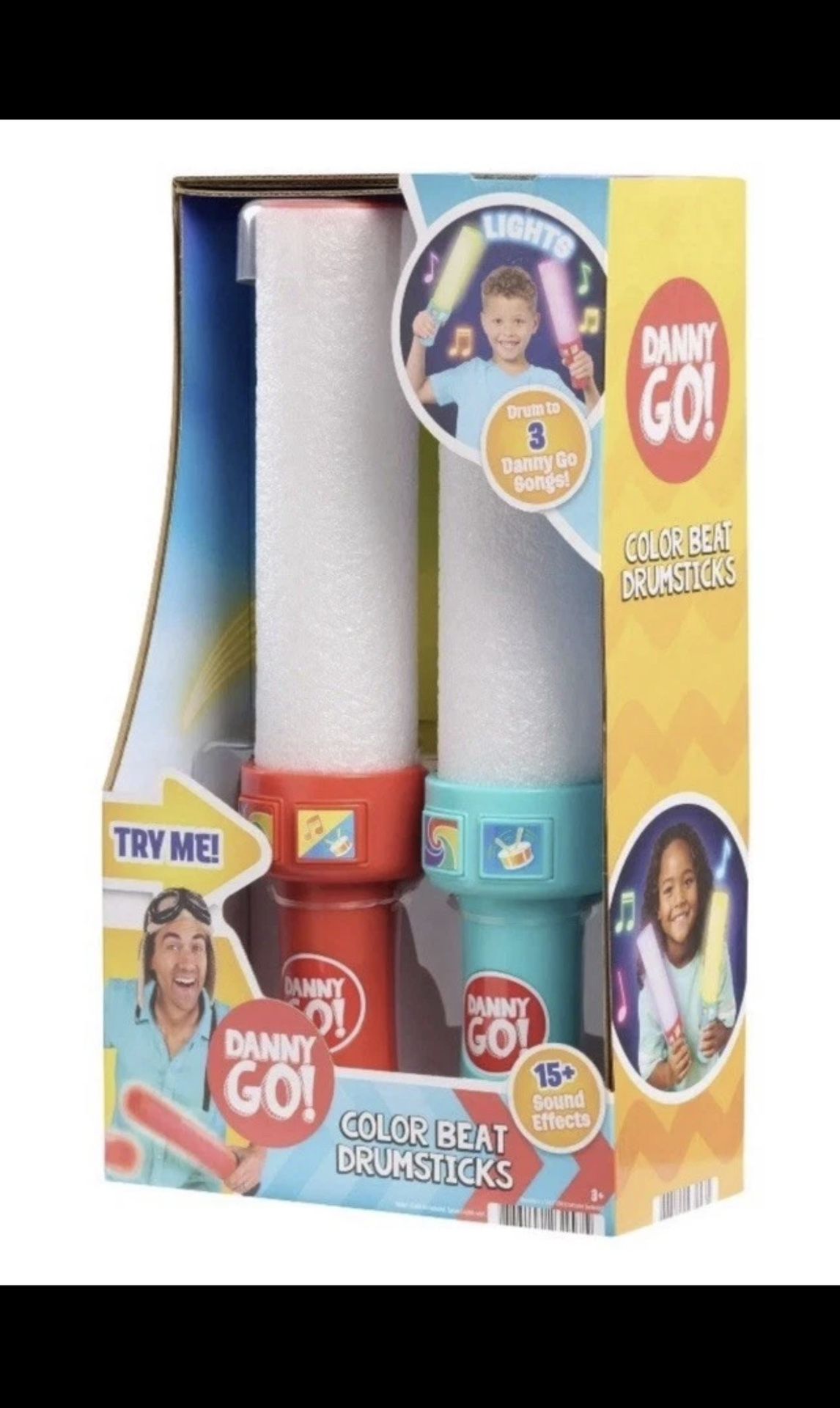 Danny Go! Color Beat Drumsticks Light Up Musical Brand New