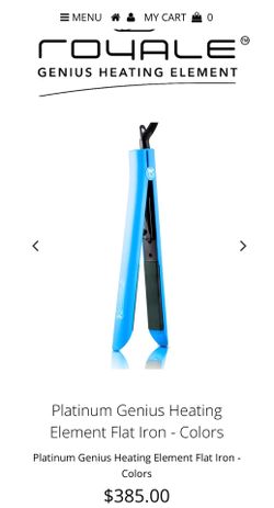 Platinum Genius Heating Element Flat Iron