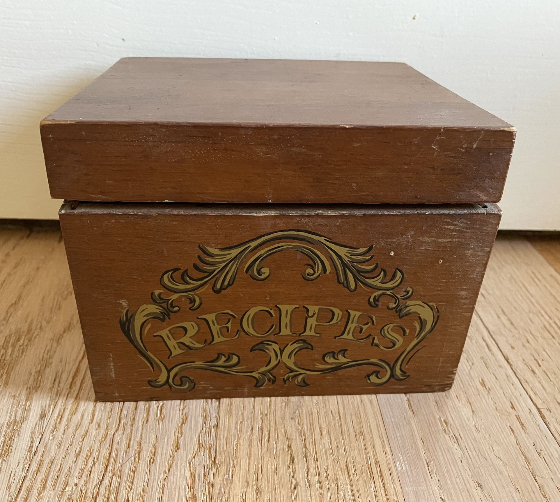 Vintage Recipe Box