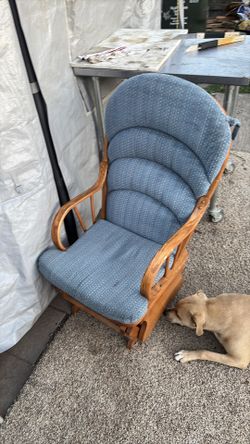 Wooden rocking chair