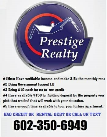 @@@@@bad Credit@@@rental judgments?@@@@@studios 1 2 and 3 bedrooms in north and west Phoenix@@@@@@