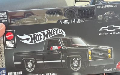 Mattel Brick Shop ’83 Chevy Silverado Black Factory sealed