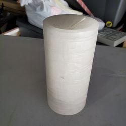 Unscented Pillar Candle. New