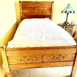 Antique Head And Footboard