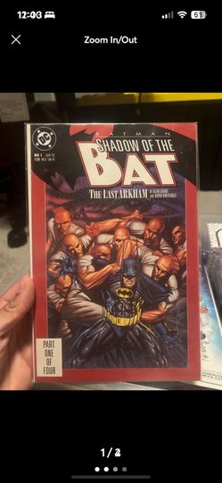 Shadow Of The Bat The Last Arkham- Signed Comic From Comicon 