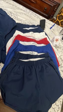 P.E . Shorts Large 8, medium 4 , small 4