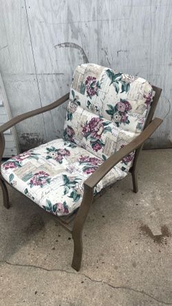 1 Patio Deck Strong Chair w/ outdoor Cushion 🚚 extra tumbona patio von cojin
