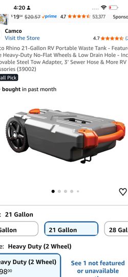 Rv septic tank, never used