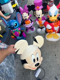 Halloween Disney blowmolds set of 5