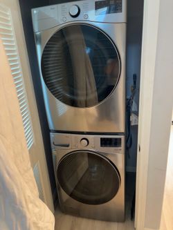 LG stackable washer and dryer