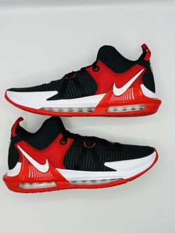 Nike LeBron Witness 7 “Bred” Basketball Shoes Red/Black size  display picture 2