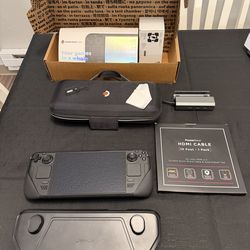 Steam deck oled 1tb + accessories