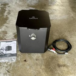 UKIAH The Note - Deluxe Portable Gas Fire Pit with Patented 2.0 Beat to Music Sound System