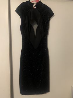Black sparkly dress