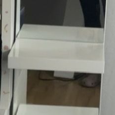 White Mirror Shelf