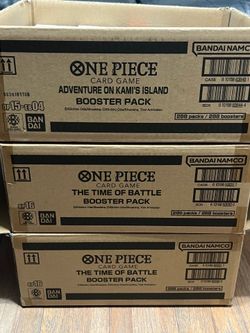Empty One PieceOP16 and OP15 Booster Box Cases
