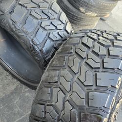 only 2 used tires Lt35x12.50r22  Delium MT terra raider $220.00