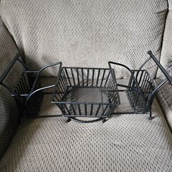 Organizador De Metal Para Cucharas Y Servilletas 