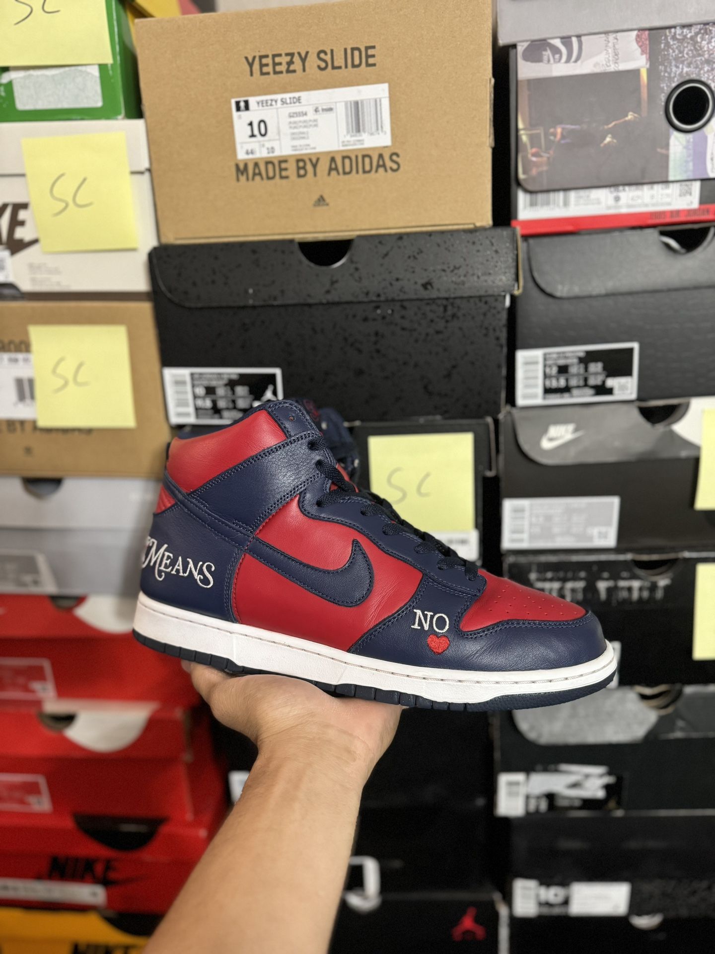 Nike SB Dunk High Supreme By Any Means Navy size 12 VNDS