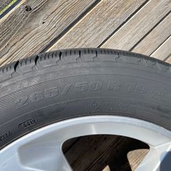 2007-2015 AU.DI Q7  FACTORY WHEEL RIM 8.5Jx19 + TIRE 265/50 R19 OEM - QOI0A1 Auto Parts
