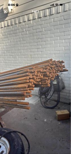 Rebar 10ft rebar number #4 asking $4 each