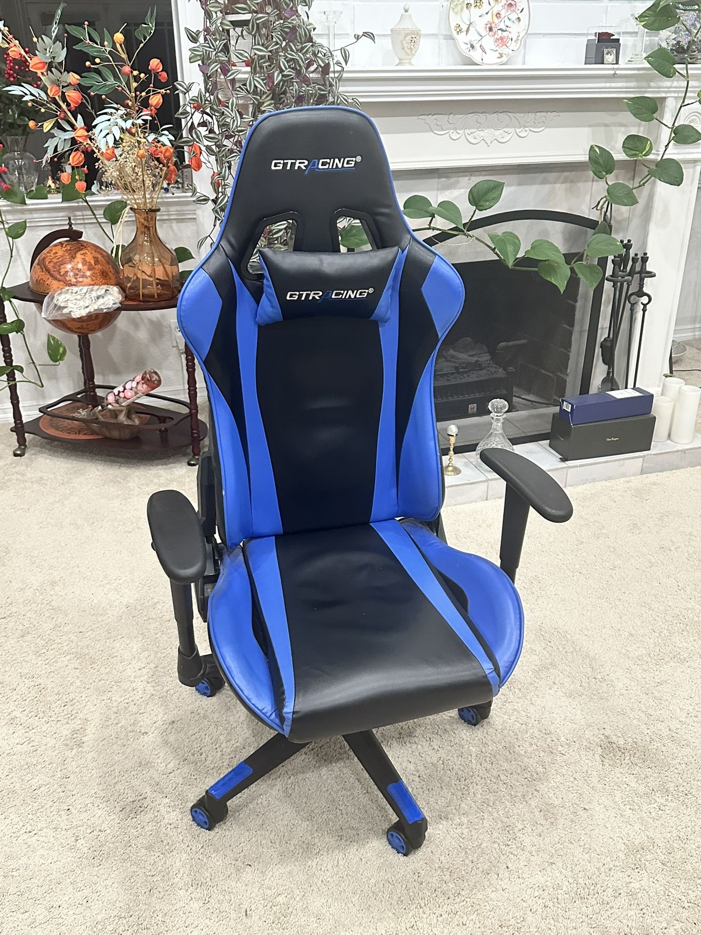 GTR Racing Blue/Black Gaming Chair