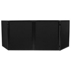 Odyssey SWF7246BLK, 72″ W x 46″ H All-Black Pro DJ Facade