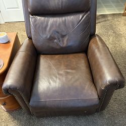 Genuine Leather Recliner