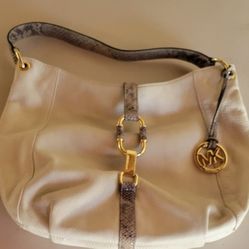 Michael Kors White Purse