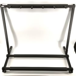 Guitar Stand - GeeWin 5 Guitar Rack, Folding Multiguitar Stand - Acoustic, Electric, Bass Display