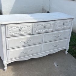 White Vintage Children’s Dresser 