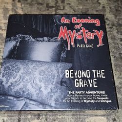 An evening of Mystery Party Game Beyond the Grave Murder Mystery New & Sealed!!!