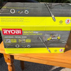Ryobi 1600 Psi Electric Pressure Washer 