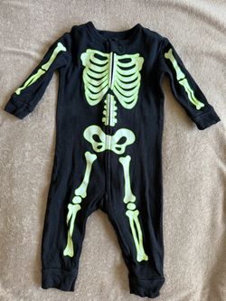 Baby Glow in Dark Skeleton Pajamas & Costume