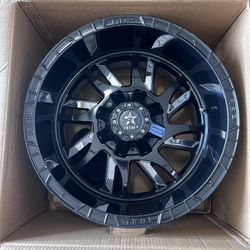 20” RBP 69R Swat Wheels with -44 Offset. 