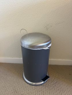 Moving Sale - Step Trash Can with Stainless Steel Lid