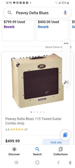     PEAVEY DELTA BLUES TUBE AMP
