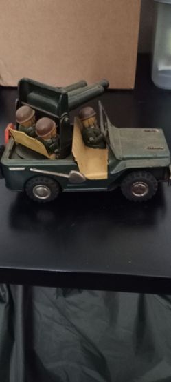 Old metal pull toy