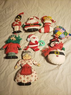 Vintage Handmade Christmas Tree Ornaments