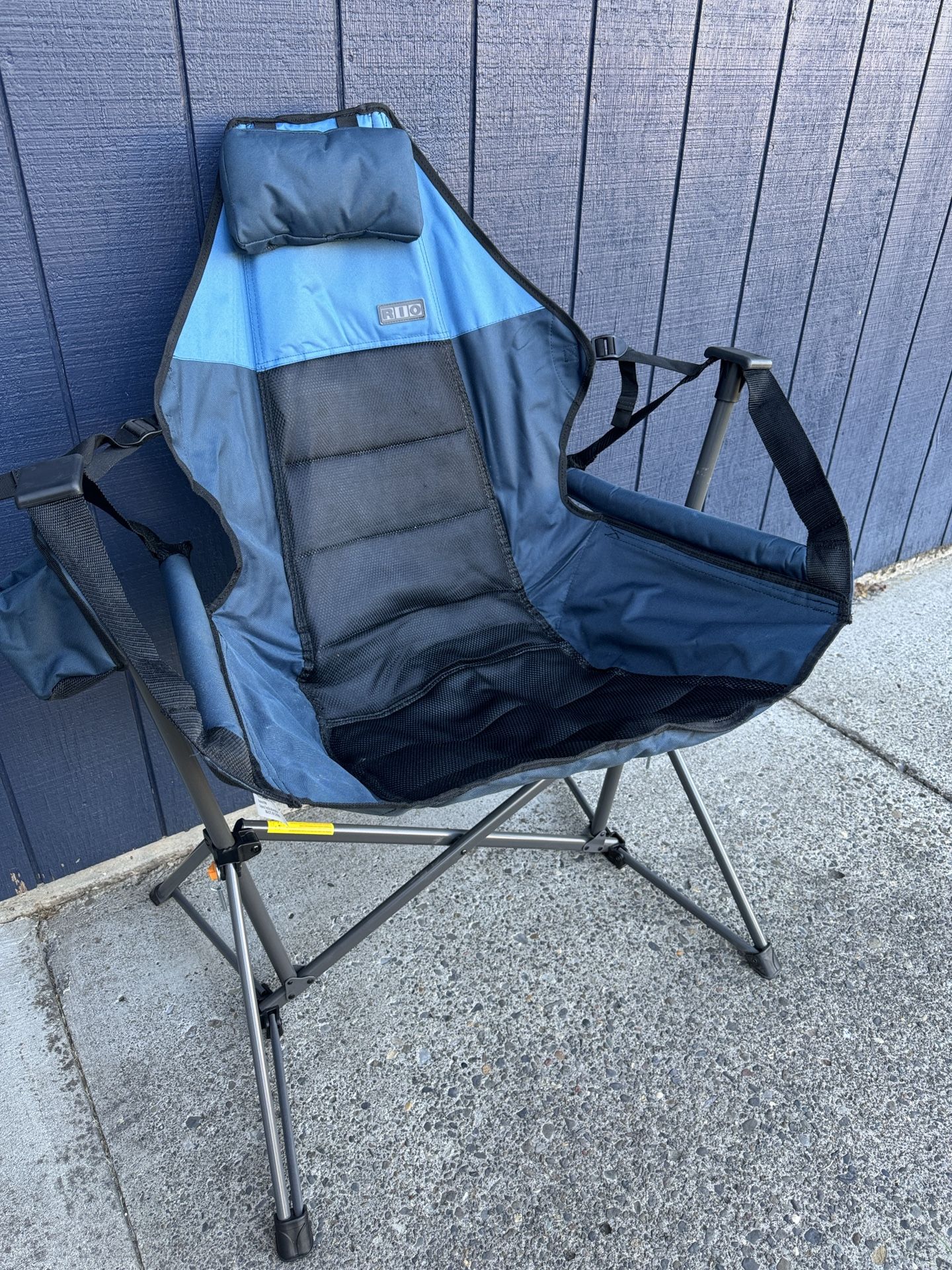 RIO Blue Swinging Hammock Chair