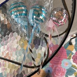 Disco Baby Shower Balls Decoration