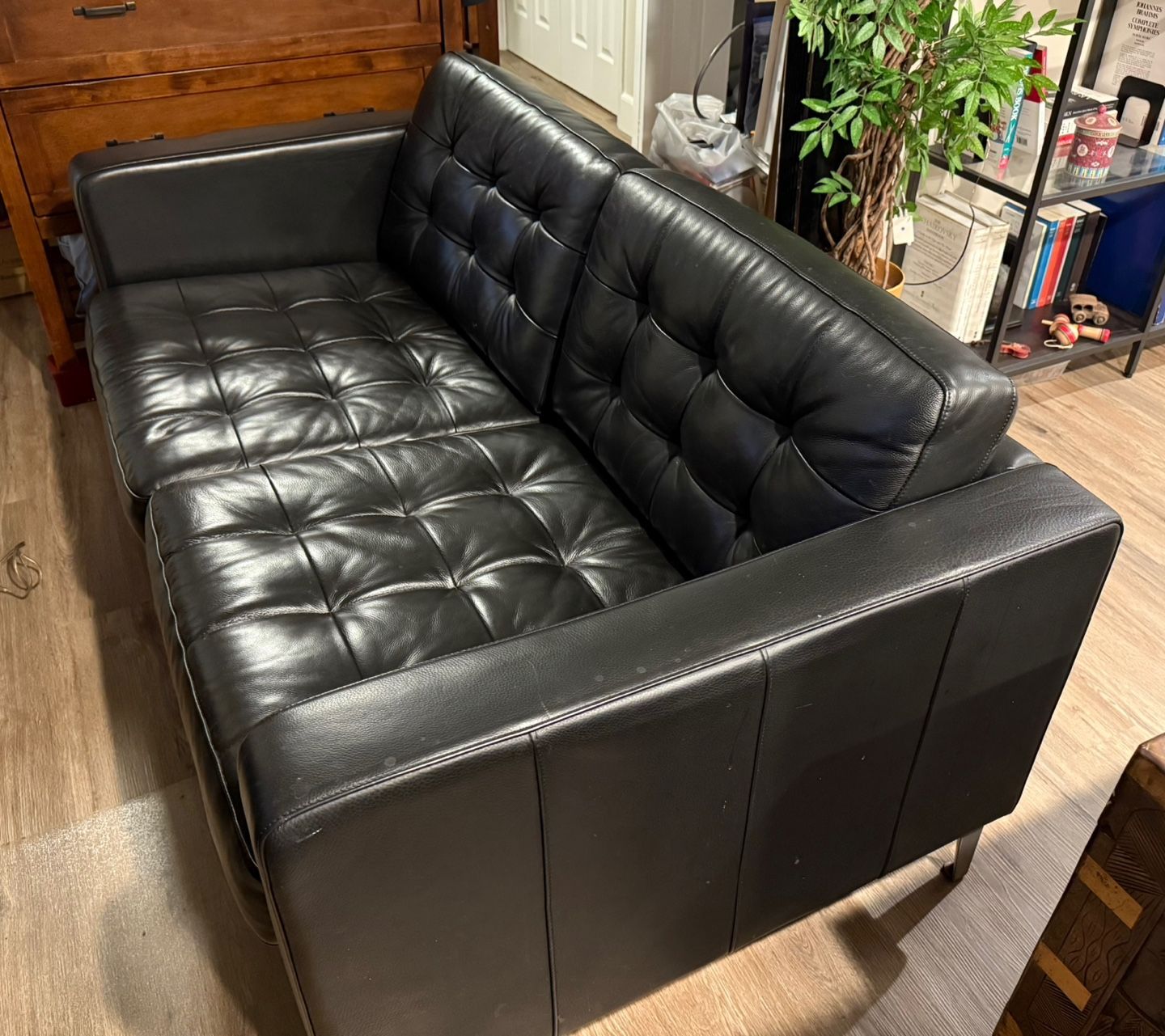 IKEA Leather Sofa