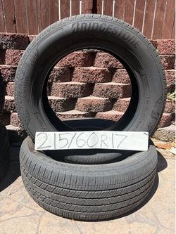 215. 60 R 17 2tires