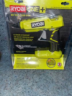 RYOBI 18V Hot Glue Gun (tool Only) 3 Purpose Glue Sticks Included