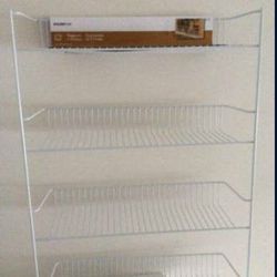 New Pantry, Wall Or Door 4-Tier Storage Rack Closetmaid
