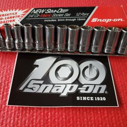 Snap-on Semi Deep Socket Set