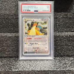 2003 POKEMON EX DRAGON DRAGONITE EX HOLO PSA 7