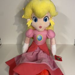 Giant 36 Inch Super Mario Princess Peach Plush